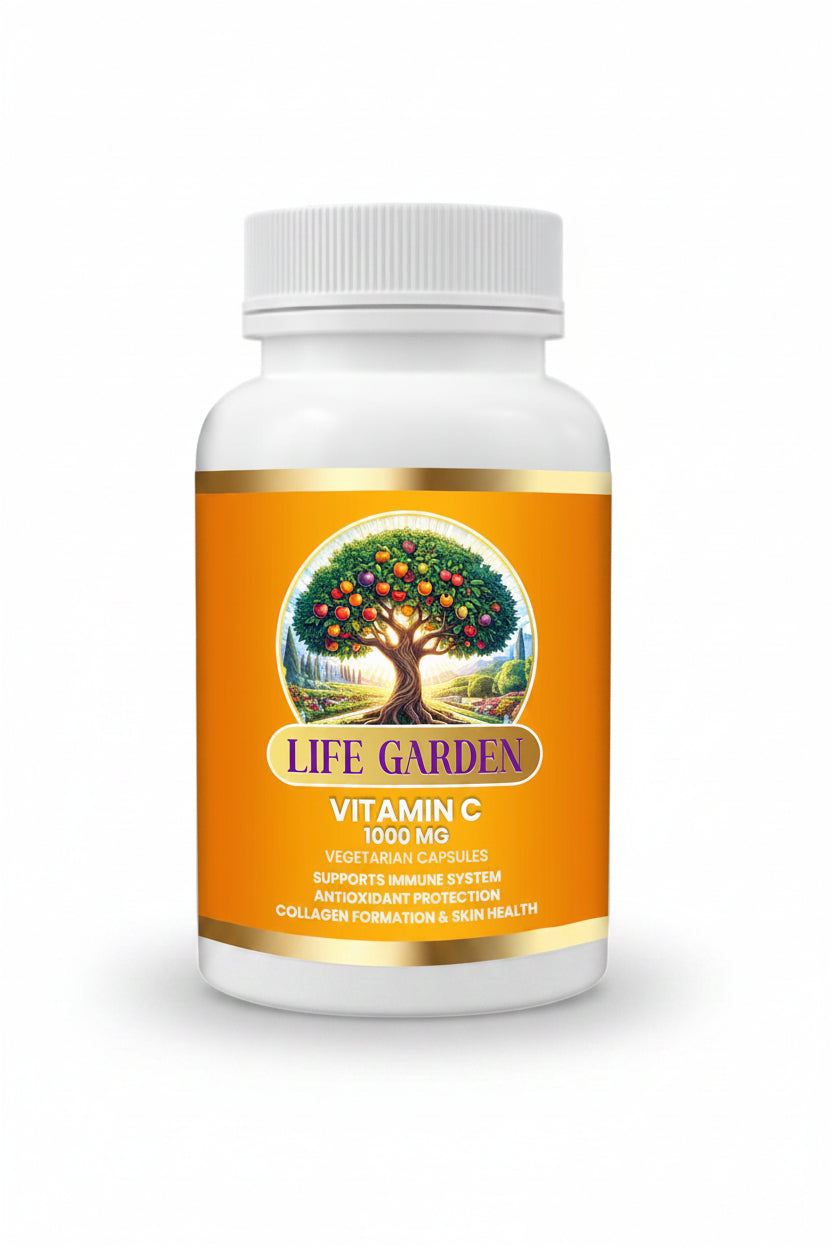 LIFE GARDEN Vitamin C 1000 MG Vegetarian Capsules