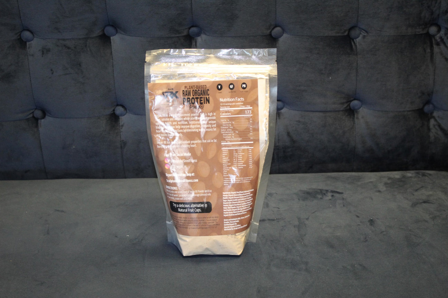 NEW- S+S VEGAN RX CHOCOLATE PROTEIN POWDER