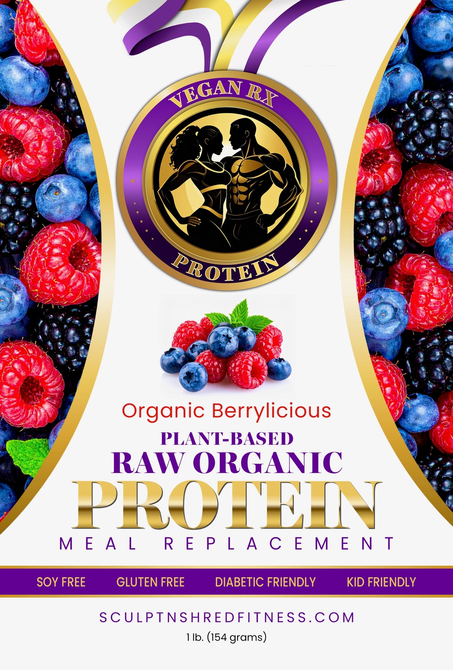 NEW S+S Vegan Rx Superfood Meal Replacement Protein Powder