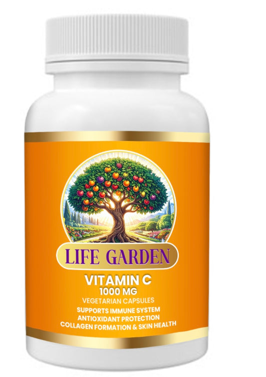 LIFE GARDEN Vitamin C 1000 MG Vegetarian Capsules