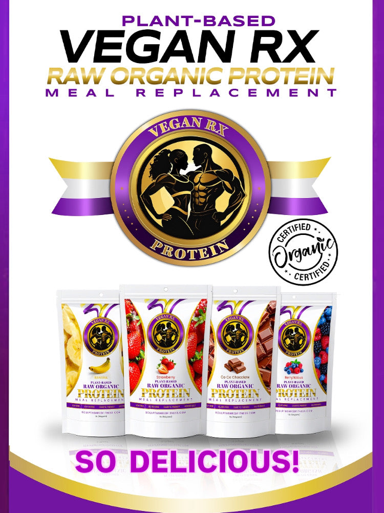 NEW – S+S VEGAN RX STRAWBERRY MEAL REPLACEMENT POWDER