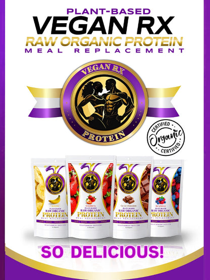 NEW – S+S VEGAN RX STRAWBERRY MEAL REPLACEMENT POWDER