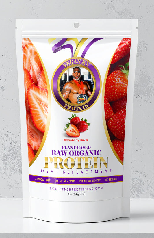 NEW – S+S VEGAN RX STRAWBERRY MEAL REPLACEMENT POWDER