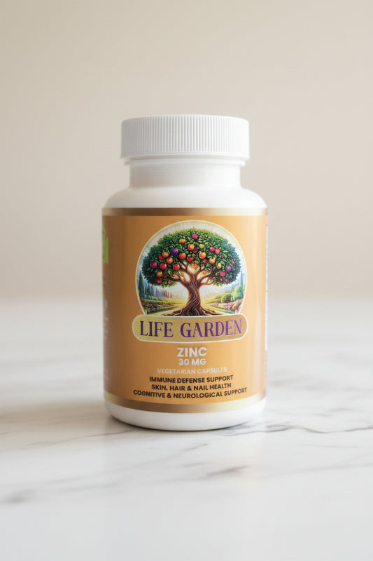 Life Garden Zinc 30 MG Vegetarian Capsules